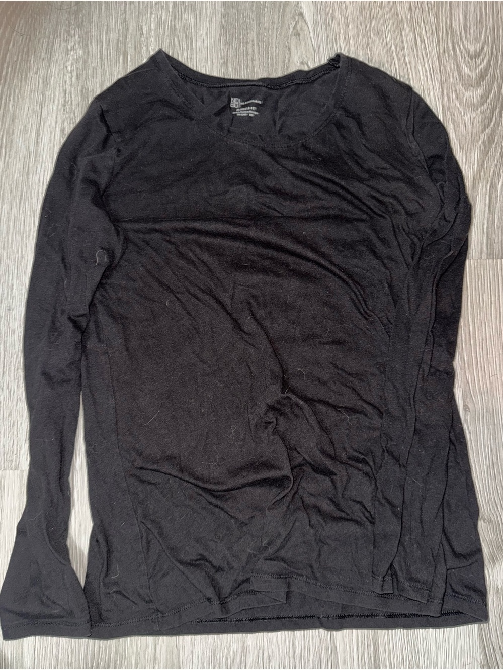 No Boundaries Black Long Sleeve Tee
